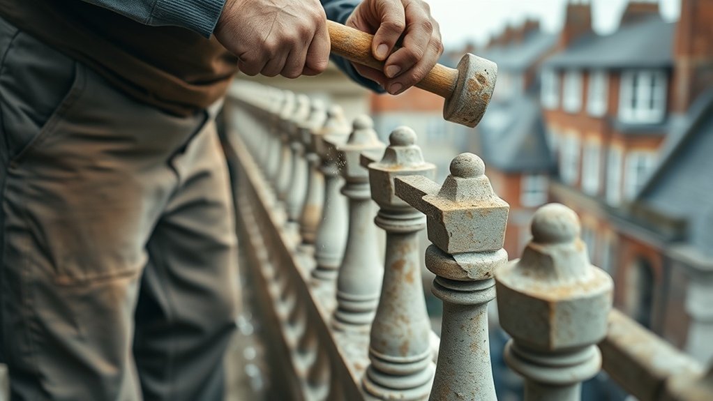 Balustrade Repair Elephant & Castle