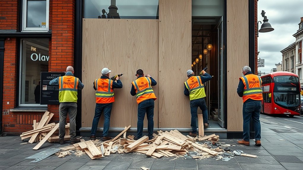 Boarding Up Security Elephant & Castle