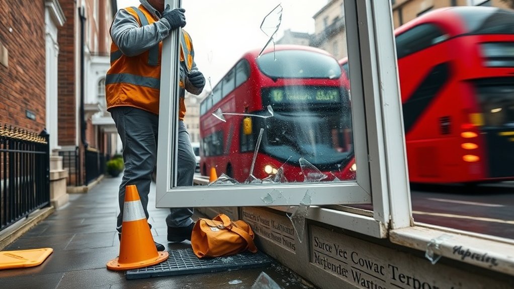 Broken Glass Replacement Elephant & Castle