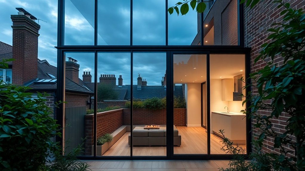 Glass Extension Walls Elephant & Castle